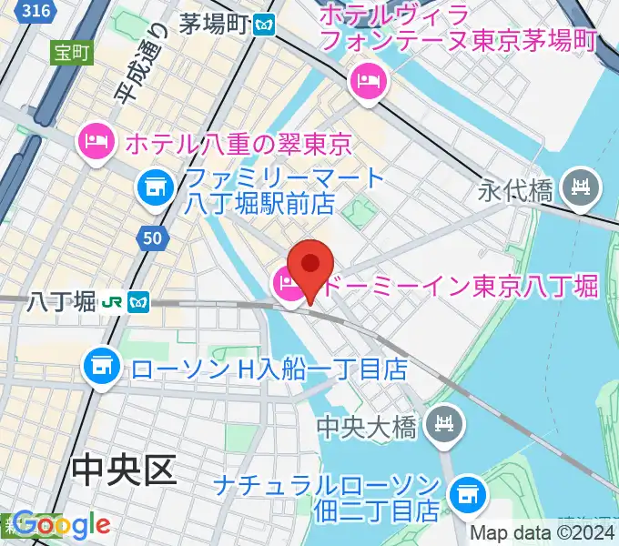 y-music-companyの地図