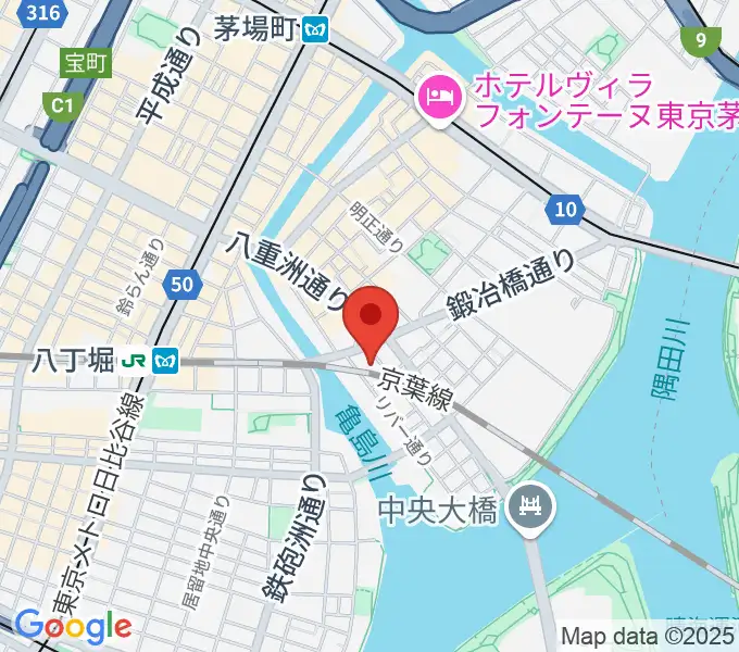 y-music-companyの地図