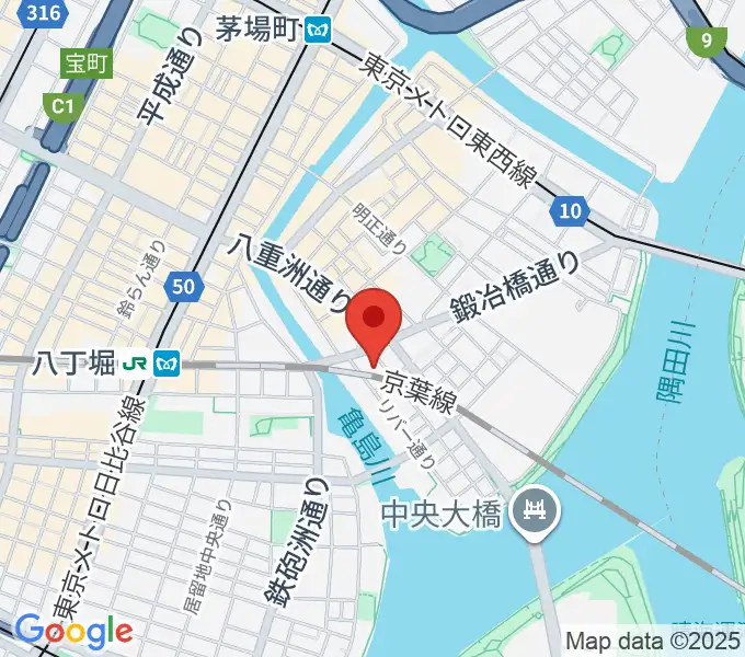 y-music-companyの地図