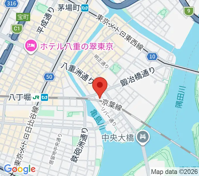 y-music-companyの地図