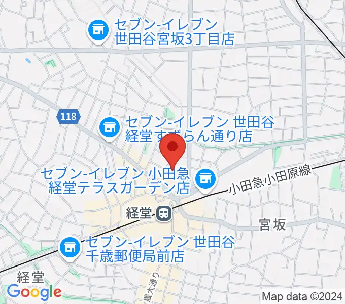 三味線亀屋邦楽器の地図