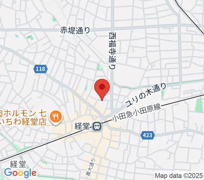 三味線亀屋邦楽器の地図