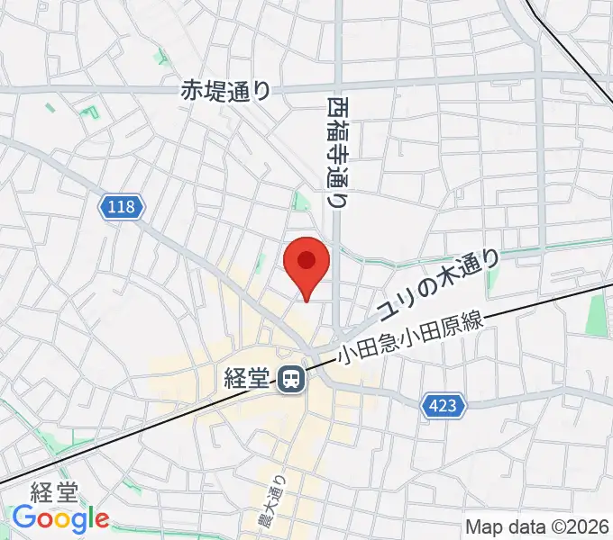 三味線亀屋邦楽器の地図