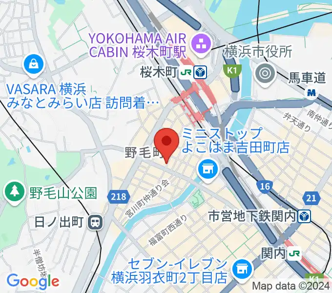 野毛Junkの地図