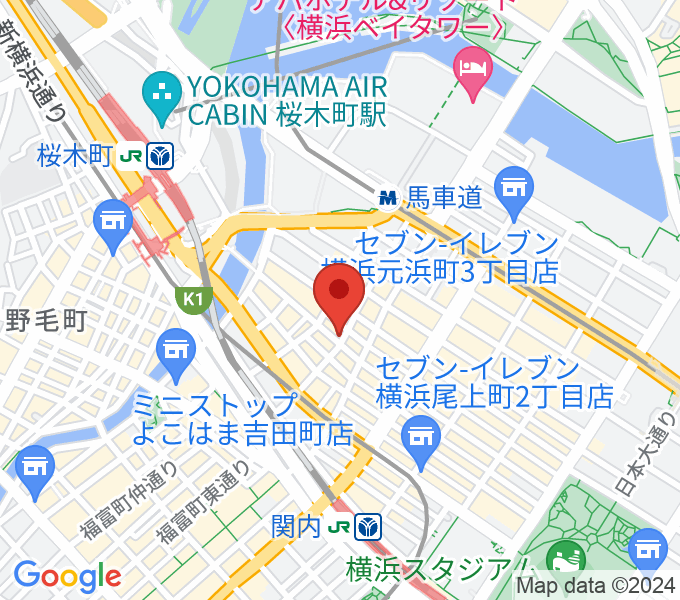 横浜エアジンの場所