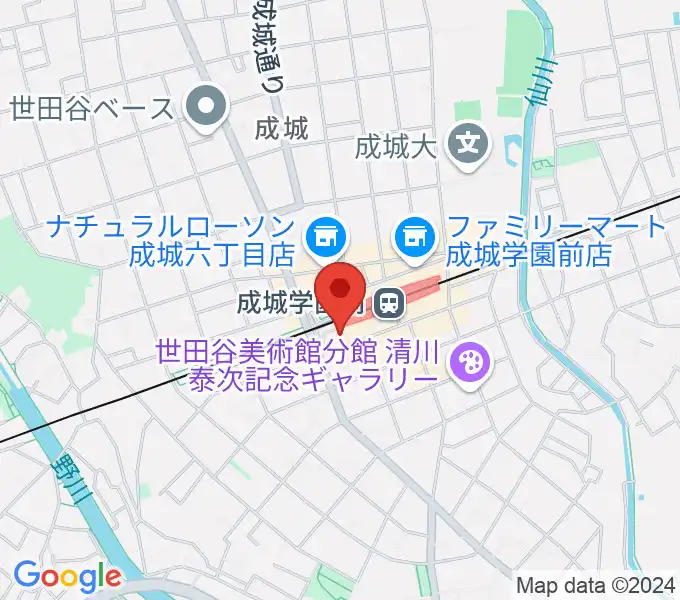 アミーズボーカルスクール成城学園前校の地図