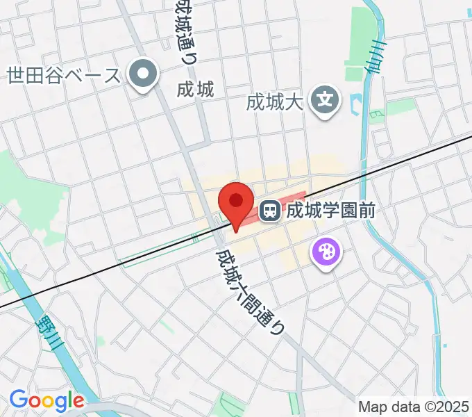 アミーズボーカルスクール成城学園前校の地図