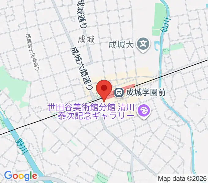 アミーズボーカルスクール成城学園前校の地図