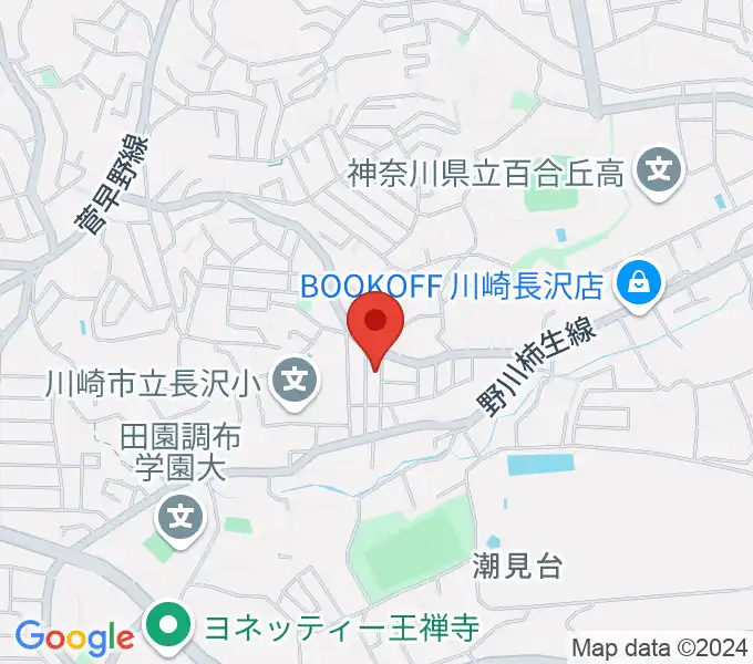 田畑ピアノ教室の地図