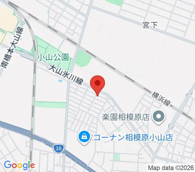 村田ピアノ音楽院の地図