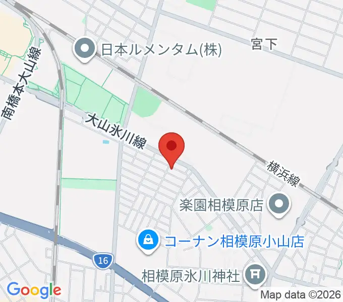村田ピアノ音楽院の地図
