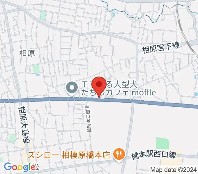 あらきピアノ教室の地図