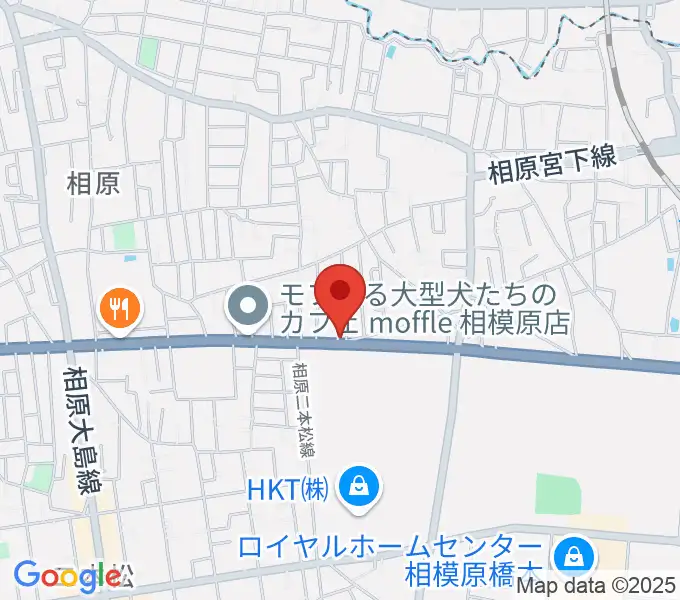 あらきピアノ教室の地図