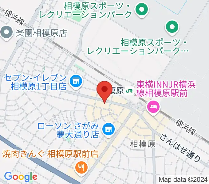 エッキミュージックサロンの地図