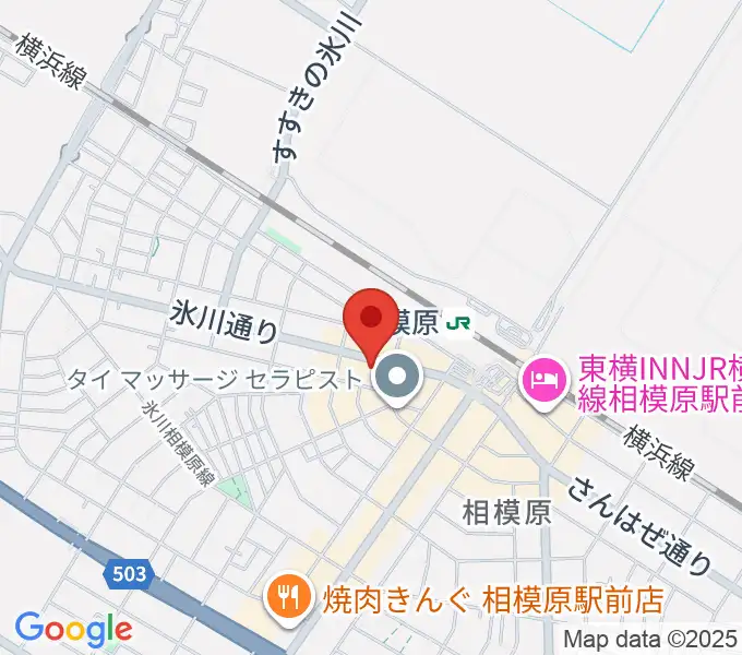 エッキミュージックサロンの地図