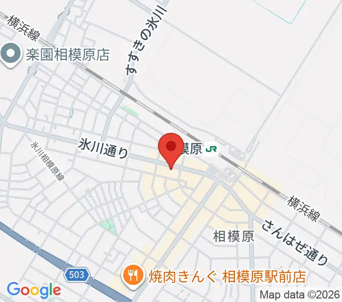 エッキミュージックサロンの地図