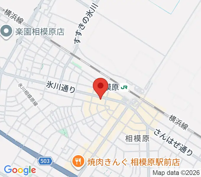 エッキミュージックサロンの地図