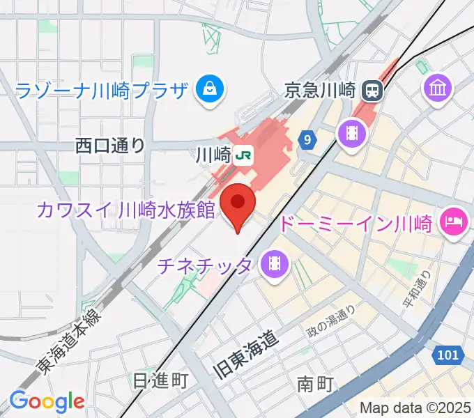 島村楽器 川崎ルフロン店の地図