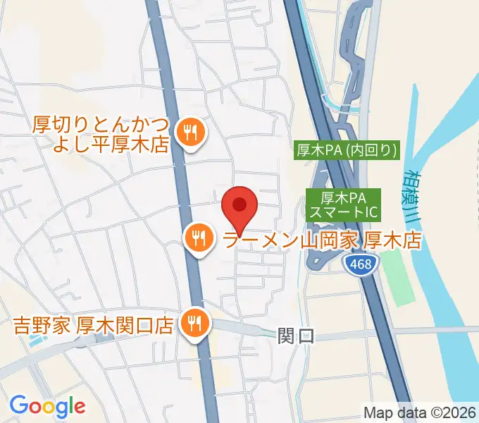 厚木のピアノ職人VIRA JAPANの地図