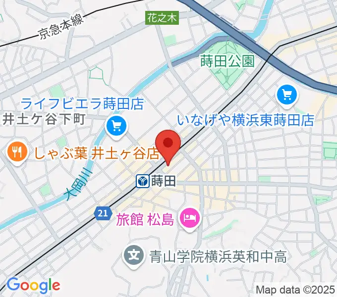 リトミック音楽教室「リズムの森」の地図