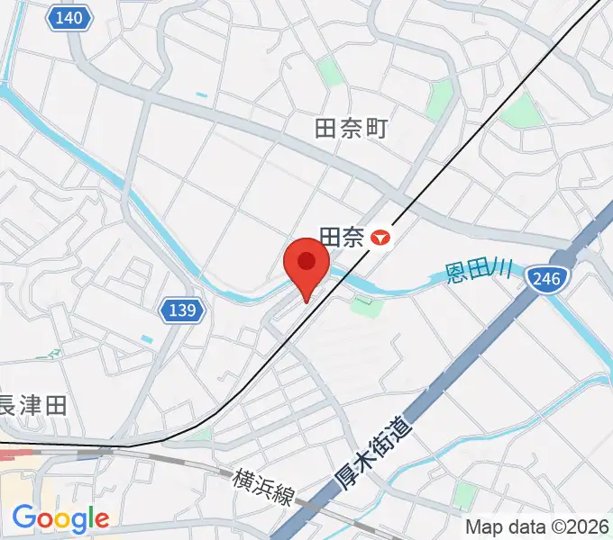 長津田音楽教室タナジアートの地図