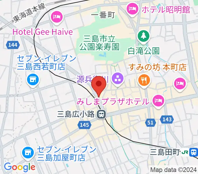 ゴリラハウスの地図