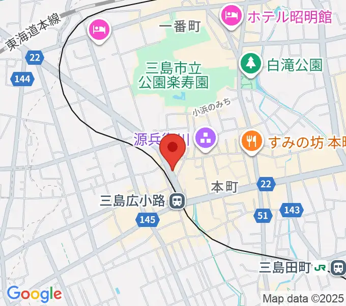ゴリラハウスの地図