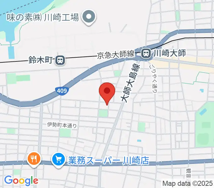 庄司ピアノ教室の地図