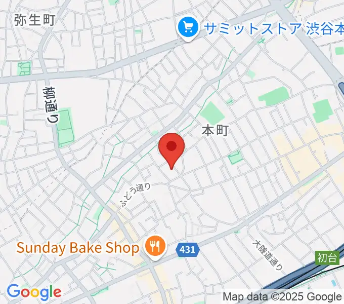 スタジオ543 初台店の地図