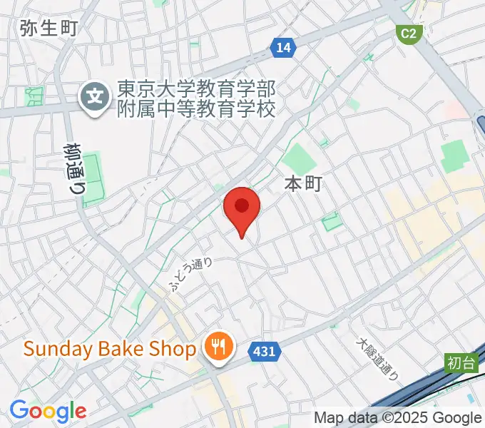 スタジオ543 初台店の地図
