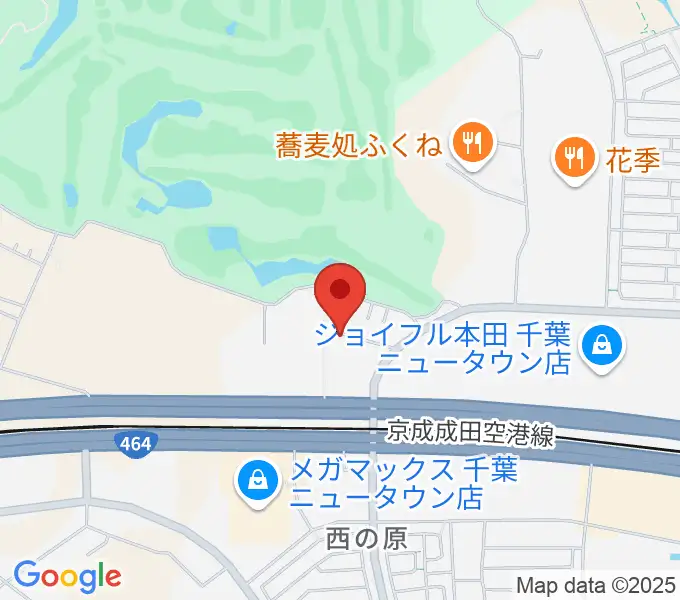 ギターナビ 千葉教室の地図