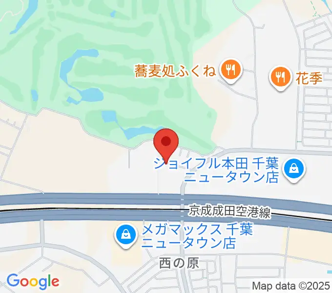 ギターナビ 千葉教室の地図