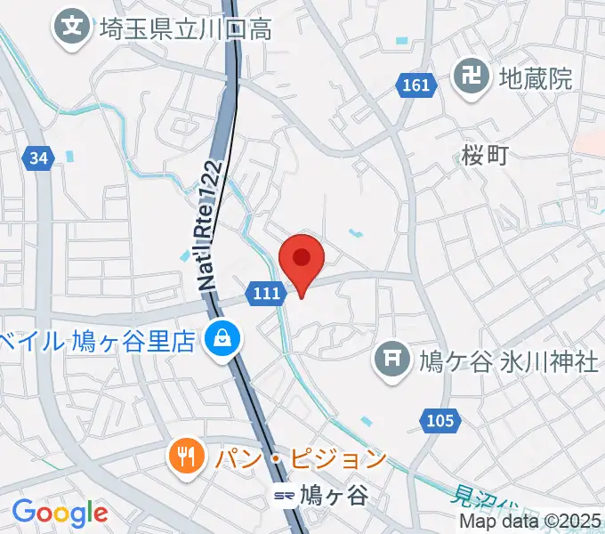 平嶋音楽教室の地図