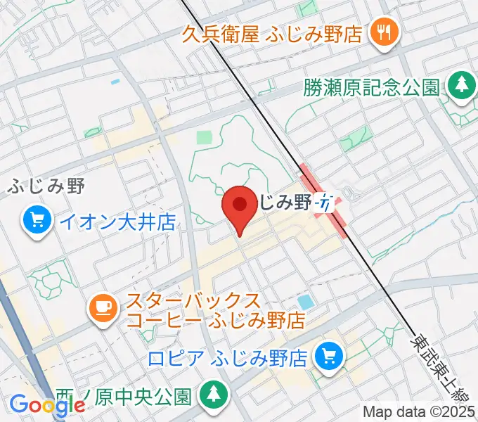 音楽教室リズム21の地図
