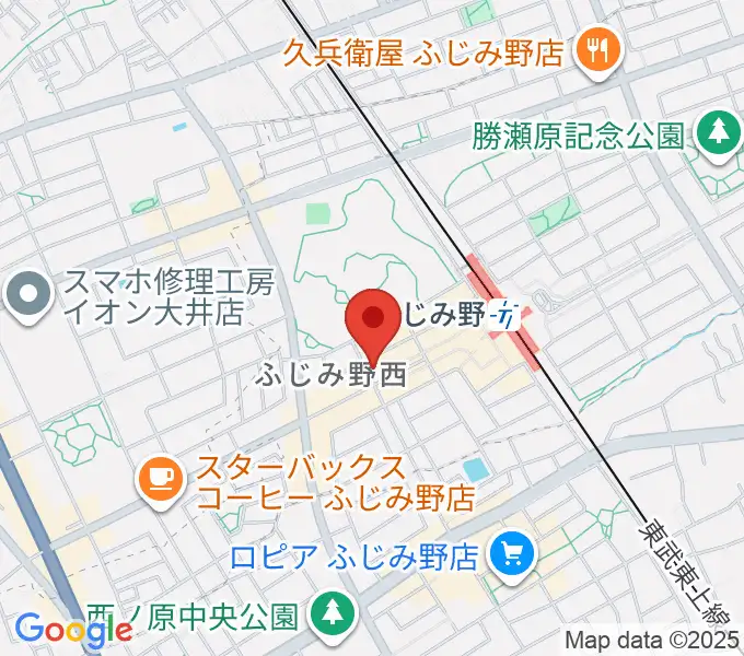 音楽教室リズム21の地図
