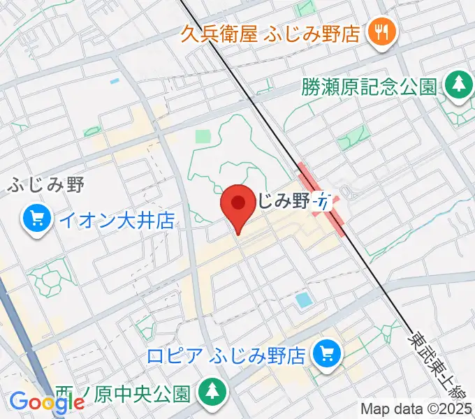音楽教室リズム21の地図