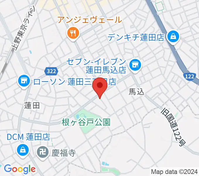 ストラックスの地図