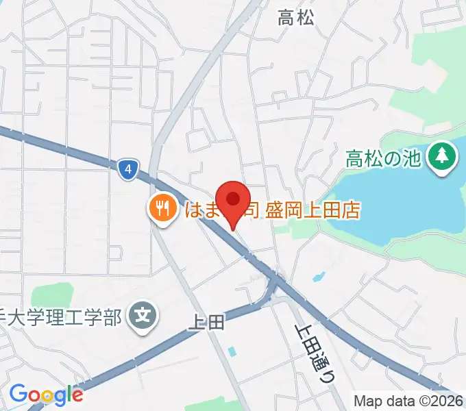 安倍管楽器サービスの地図