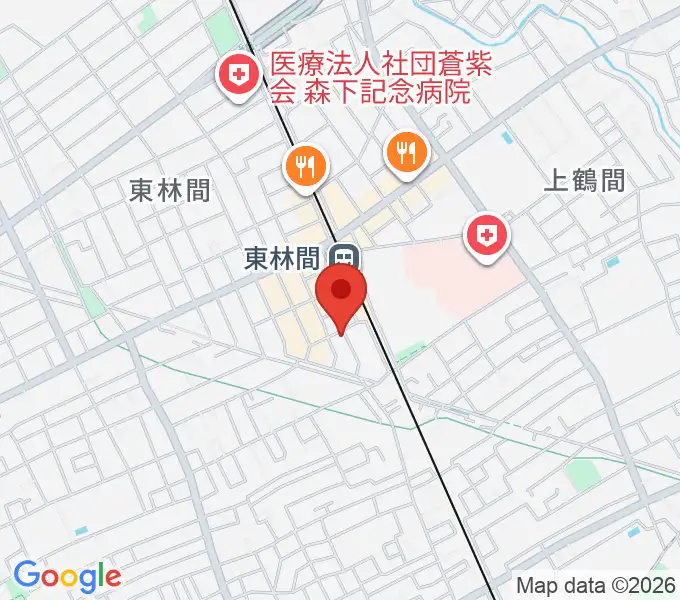 VSP音楽院の地図