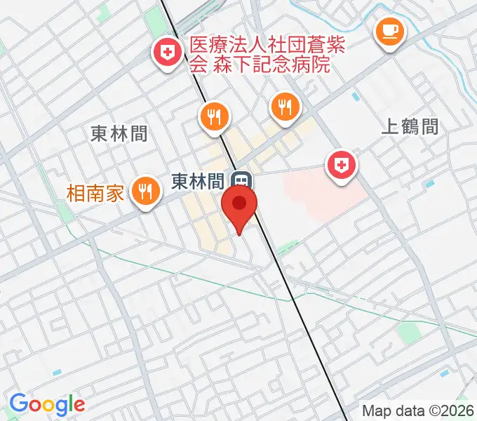 VSP音楽院の地図