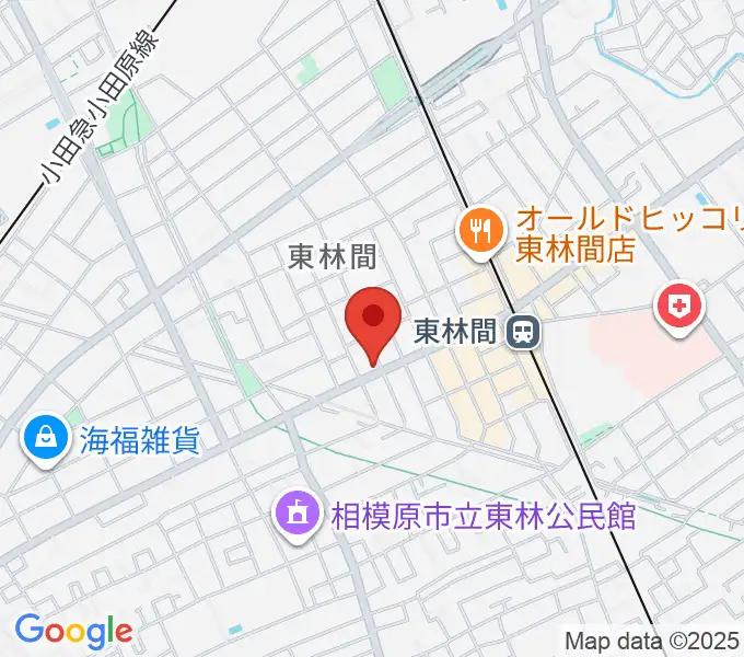 VSPピアノ工房の地図