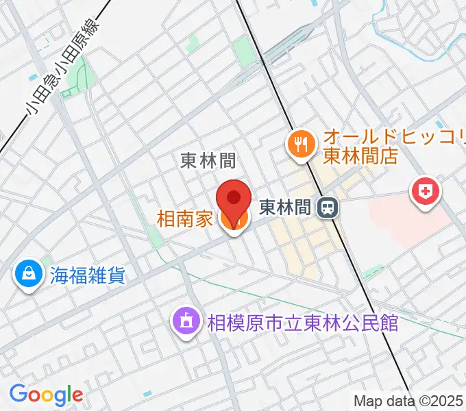 VSPピアノ工房の地図