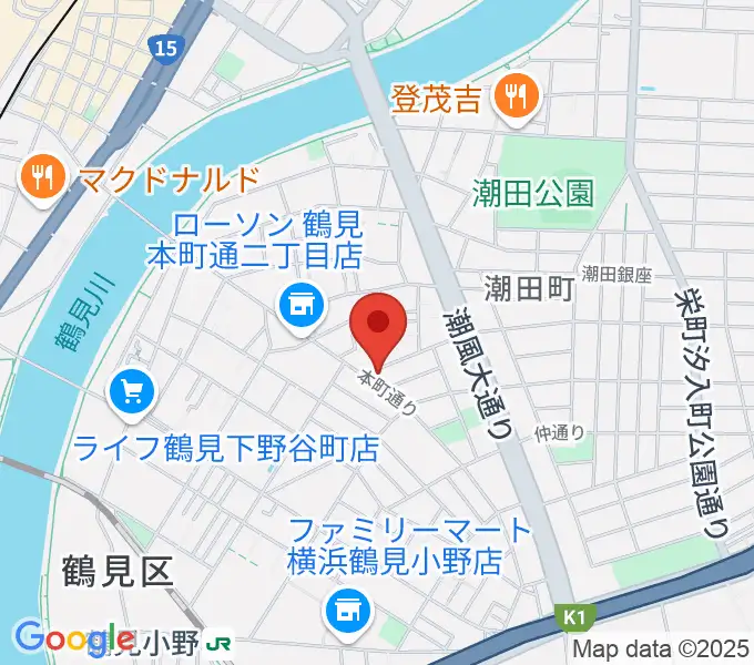 ビーム・ミュージック・アカデミーの地図