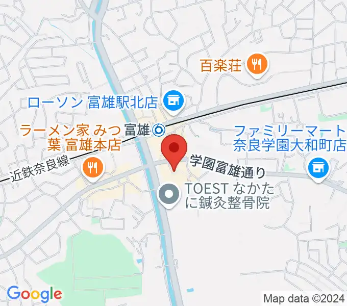 サンシャインギターの地図