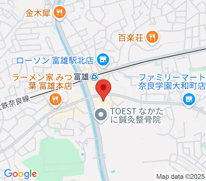 サンシャインギターの地図