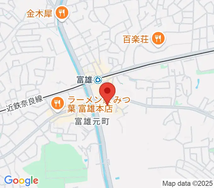 サンシャインギターの地図