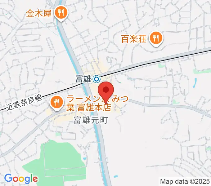 サンシャインギターの地図