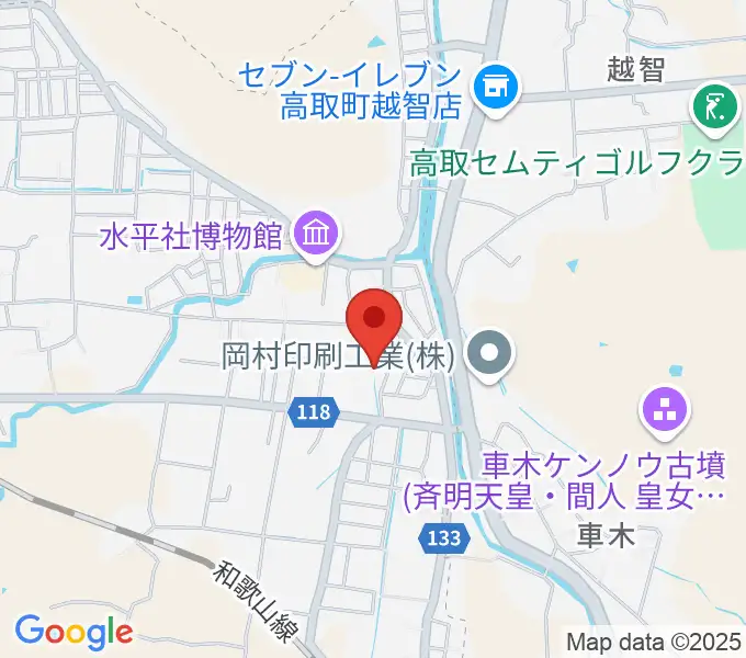 丸山ギター工房 クラフトMの地図
