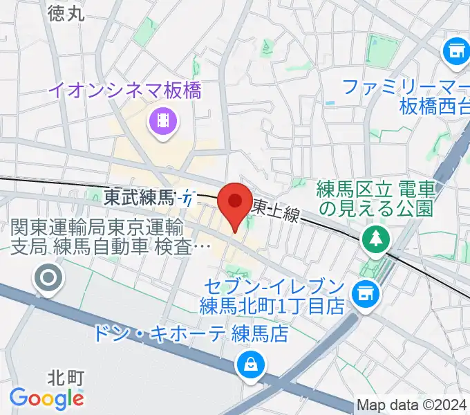 クライネ・ビューネ音楽教室の地図