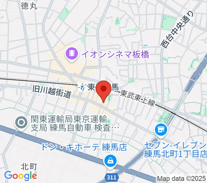クライネ・ビューネ音楽教室の地図